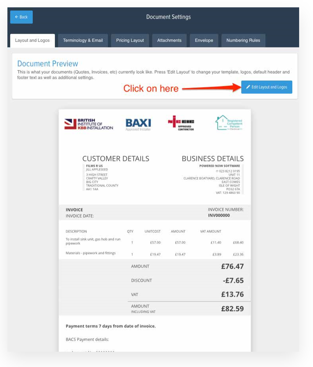 Where Can I Add My Company Registration Number?
